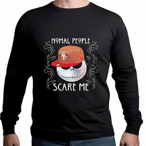 Jack Skellington San Francisco 49ers Sweatshirt Halloween NFL Football Fan 05